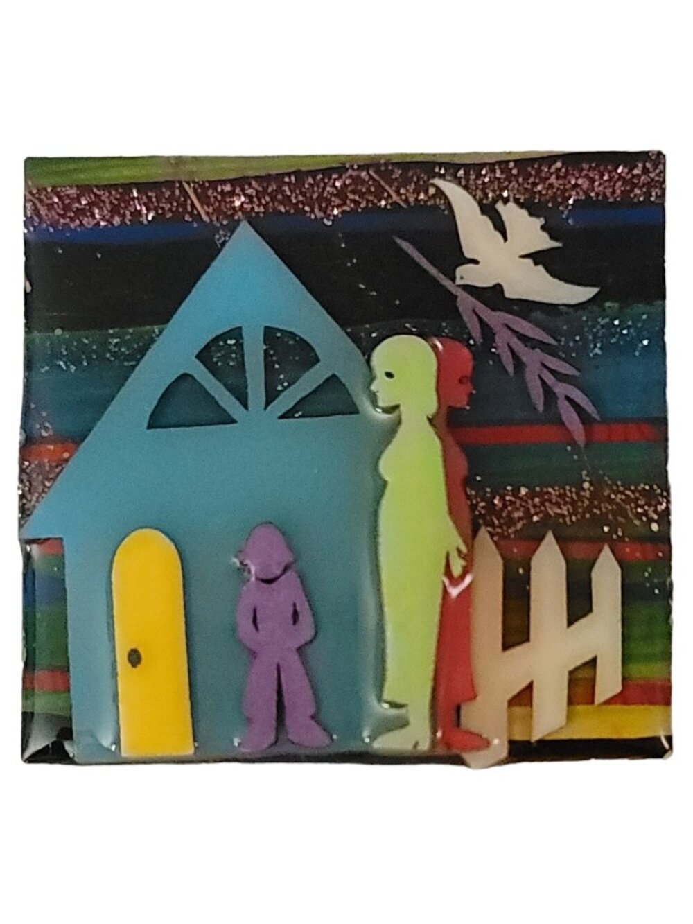 Lucinda Domestic Violence Women Child Pin K556